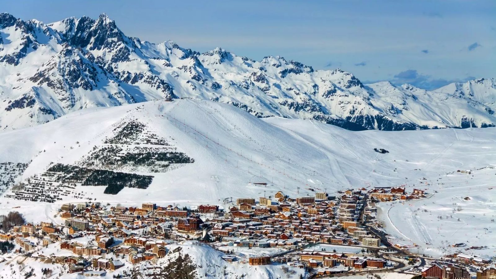 Transfert vers L'Alpe d'Huez, station de ski